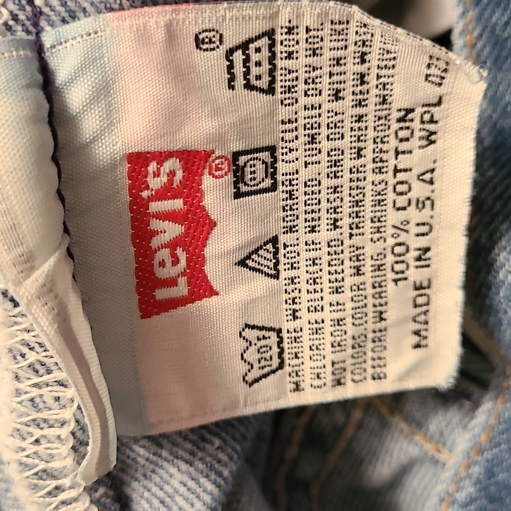 LEVI'S 501 BUTTONFLY JEANS ~VINTAGE ~š2XHPš - Picture 9 of 9